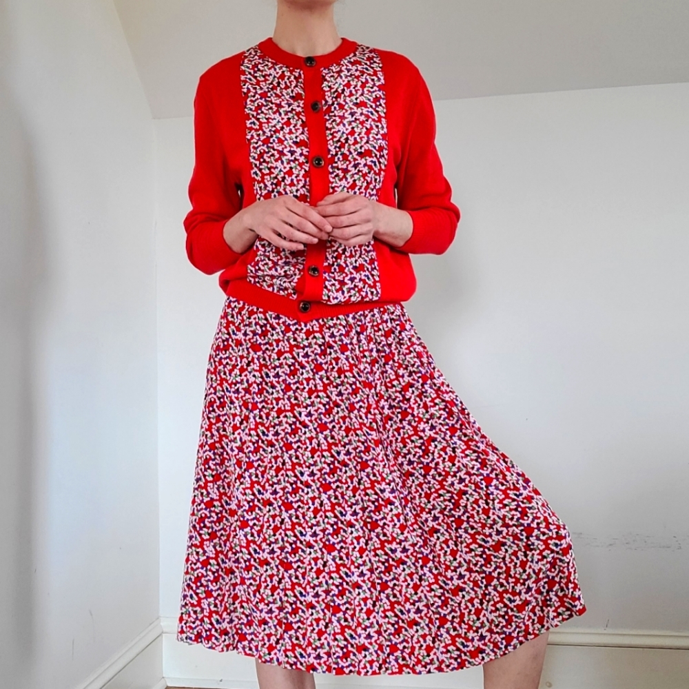 VINTAGE - Matching skirt/top set